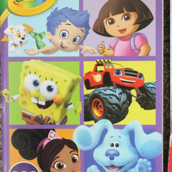 Set of 6 Children's Activity/Coloring Books - Picture 3 of 3